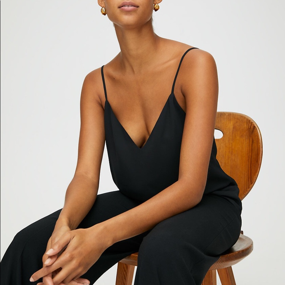 Aritzia Babaton Everly Camisole in Midnight GOLD